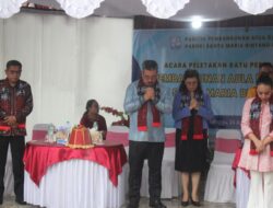 Peletakan Batu Pertama Aula Pastoran Santa Maria Soakacindan, Gubernur Maluku Serahkan Dukungan Nyata