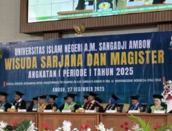 Wagub Maluku Hadiri Wisuda Perdana UIN A.M. Sangadji Ambon, Akan Dukung Stabilitas Keamanan untuk Pendidikan dan Ekonomi Daerah