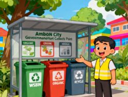 Pemkot Ambon Perkuat Penataan Sampah Lewat Pembangunan Collection Point dan Distribusi Wadah