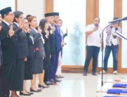 Setahun Kepemimpinan Gubernur dan Wagub Maluku, Lewerissa Lantik 26 Pejabat Eselon II