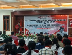 Mewakili Gubernur, Sekda Sadali Ie Hadiri Pelantikan GMNI Maluku