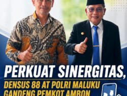 Perkuat Pencegahan Dini: Densus 88 AT Polri Maluku Jalin Sinergi Strategis dengan Pemkot Ambon, Soroti Edukasi Digital Remaja